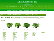 Tablet Screenshot of greenplants.in